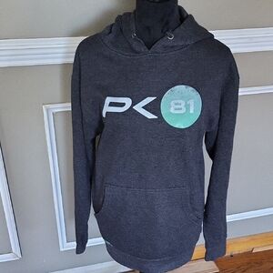 SAUCE HOCKEY PK 81 Dark Gray Hoodie Size Medium